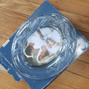 Mikasa crystal standing picture frame.